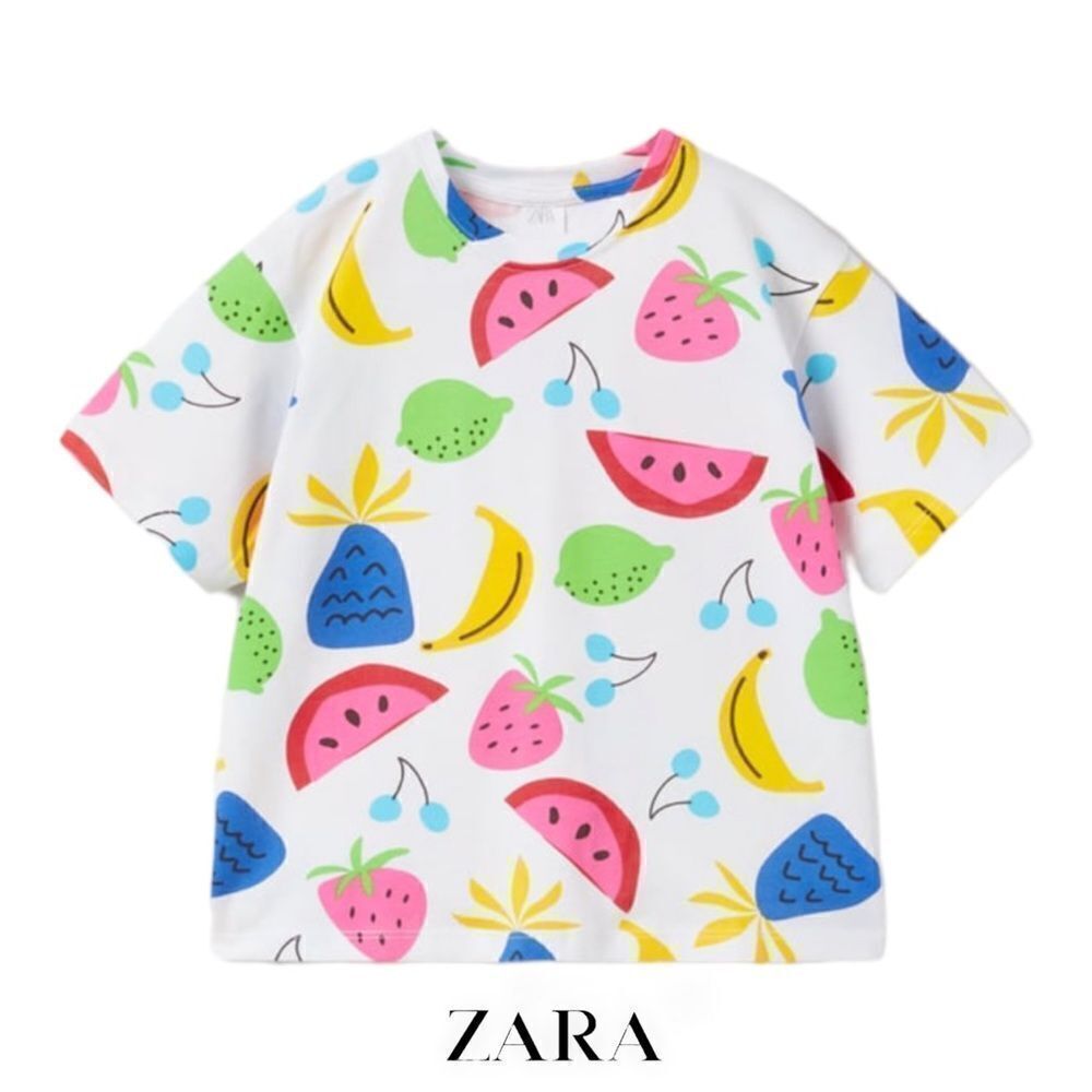 ZARA Kids | White | SUMMER PRINT T-SHIRT